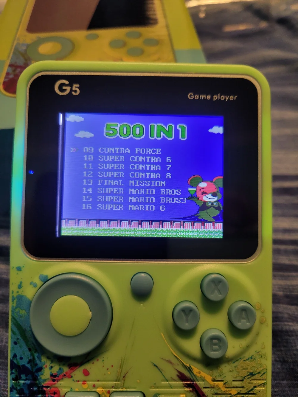 Retro Handheld Game Player - Green